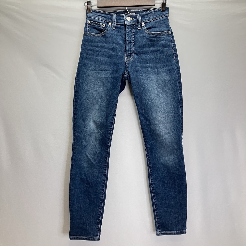 Lucky Brand Womens‎ Blue High Rise Skinny Bridget Medium Wash Jeans Size 4